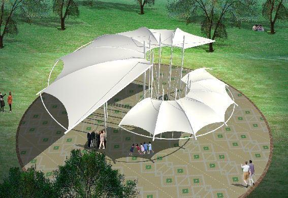 景觀膜結構材料