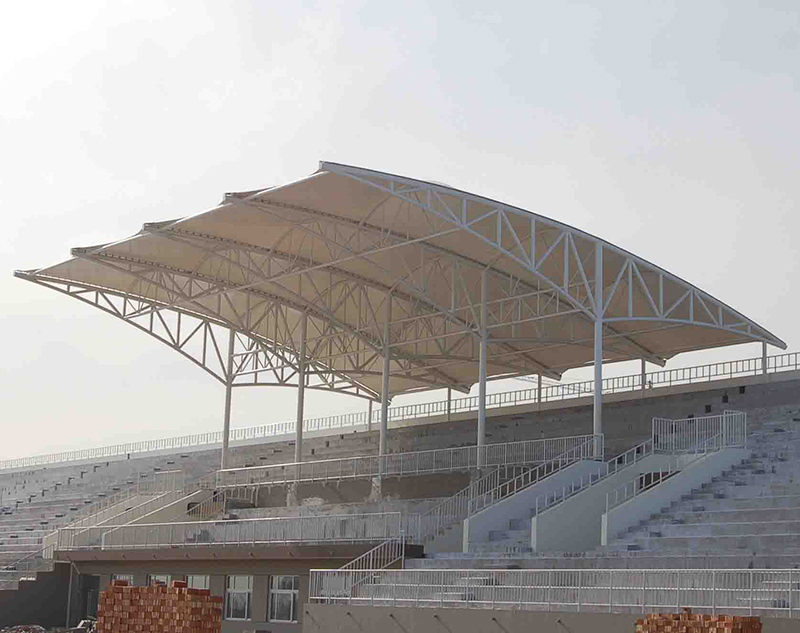 體育場膜結(jié)構(gòu)看臺在建設的時候要注意什么？