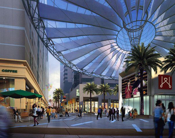 商場里面能應(yīng)用膜結(jié)構(gòu)建筑嗎？