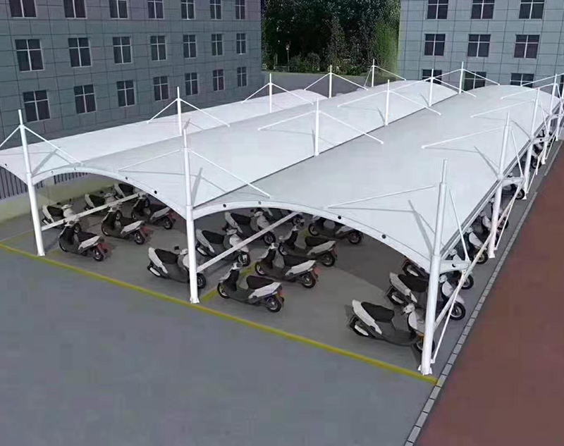 設(shè)計膜結(jié)構(gòu)自行車棚時對防火方面的要求