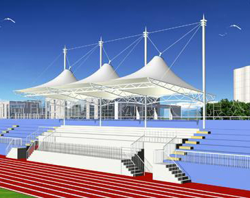 張拉膜看臺在春季施工時應(yīng)注意的事項