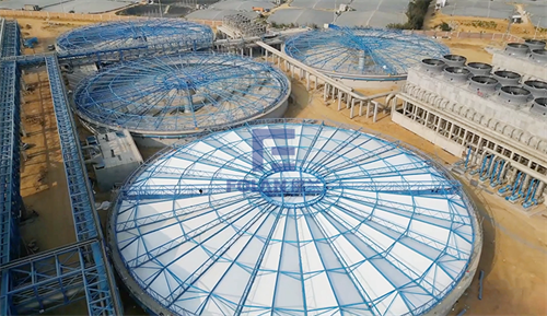 萬平工程，福建某污水池加蓋工程成功竣工