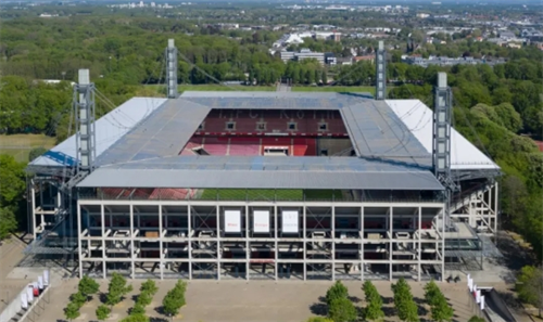 西班牙4比1大勝格魯吉亞，成功晉級八強(qiáng)，一起來看歐洲杯——科隆萊茵能源球場