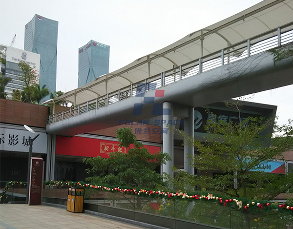 深圳皇庭廣場(chǎng)人行天橋膜結(jié)構(gòu)