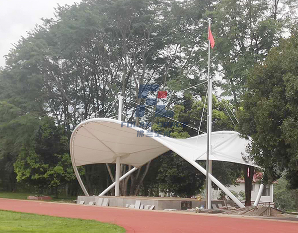 福建古竹中學膜結構體育看臺