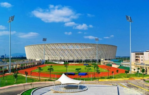 輕盈如翼，力擎蒼穹：探秘惠州奧林匹克中心的PTFE網(wǎng)格膜材